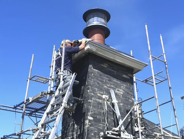 Sturdy chimney crown finished by Santa Ana Chimney Sweep in Santa Ana, CA