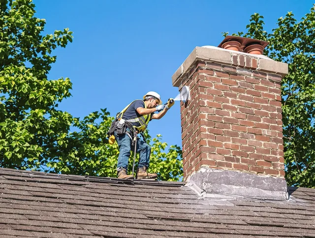 Santa Ana Chimney Sweep performing an inspection with advanced tools in Santa Ana, CA