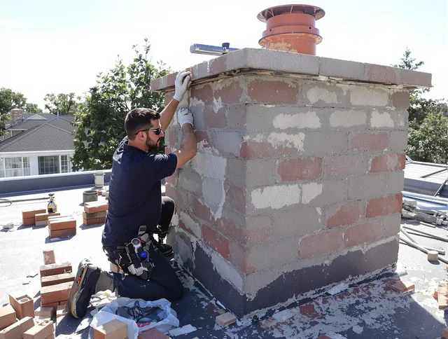 Advanced chimney repair process by Santa Ana Chimney Sweep in Santa Ana, CA