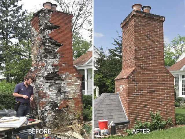 Santa Ana Chimney Sweep performing a full chimney restoration in Santa Ana, CA