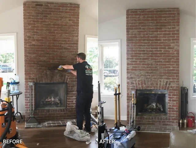 Finished chimney sweeping service by Santa Ana Chimney Sweep in Santa Ana, CA