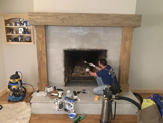 Detailed creosote removal process by Santa Ana Chimney Sweep in Santa Ana, CA
