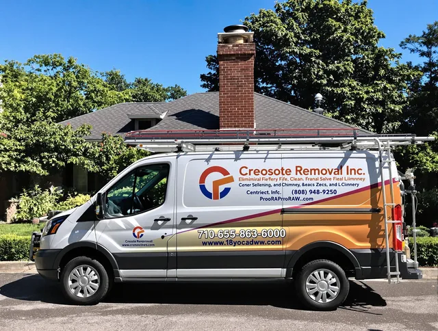 Santa Ana Chimney Sweep technician removing creosote safely in Santa Ana, CA