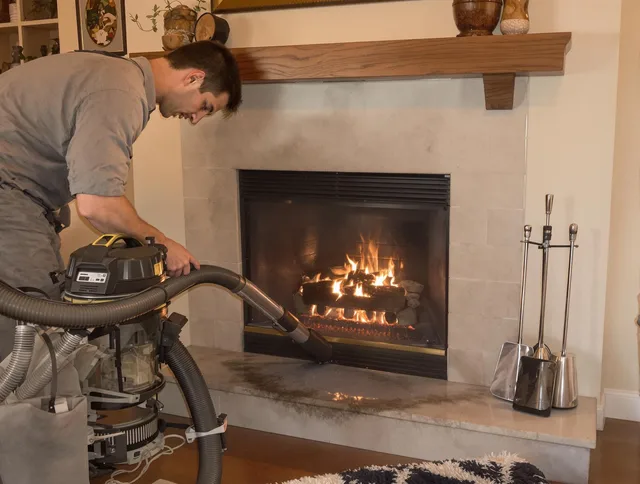 Routine fireplace upkeep by Santa Ana Chimney Sweep in Santa Ana, CA